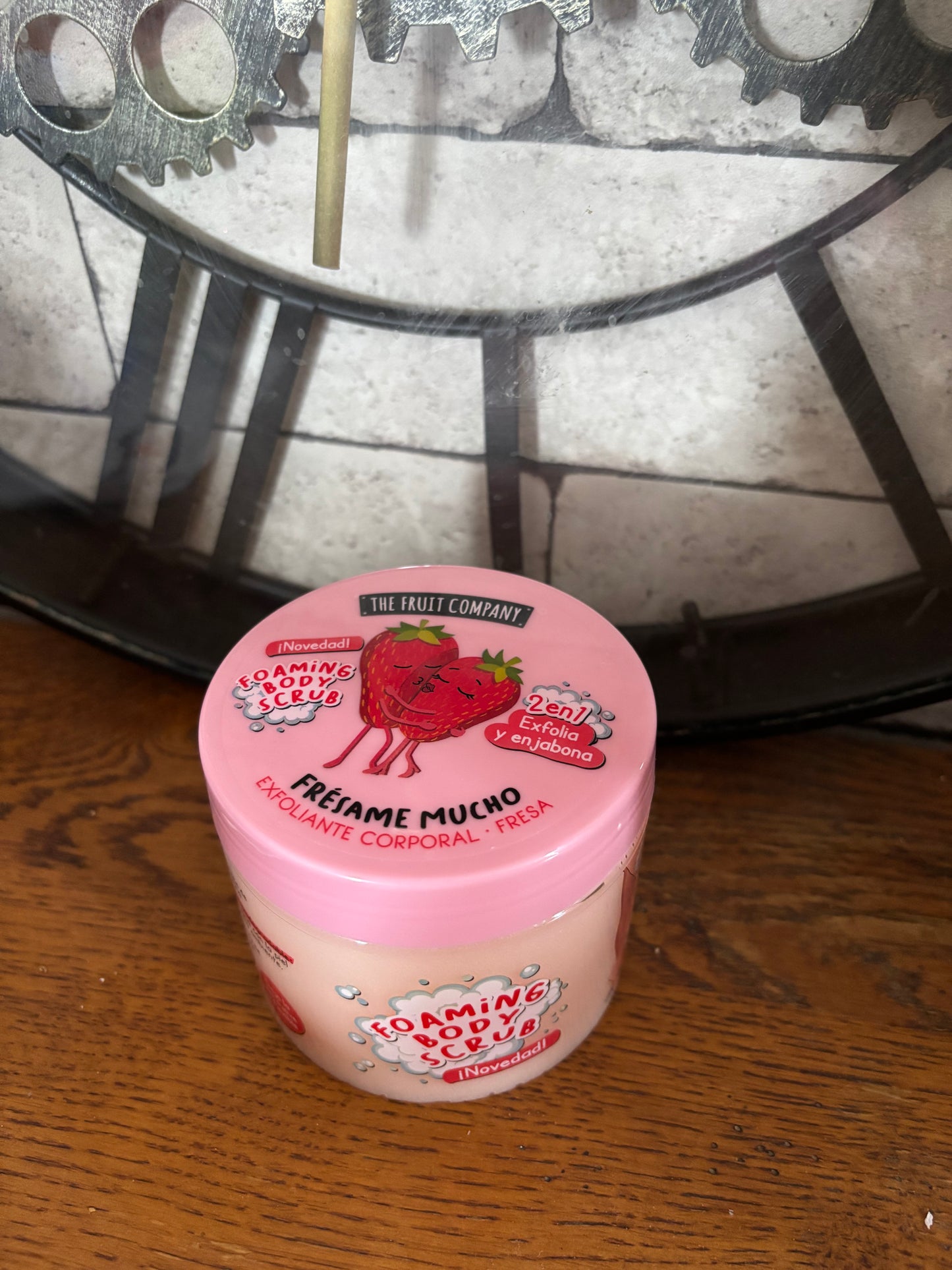 Gommage Fraise chantilly