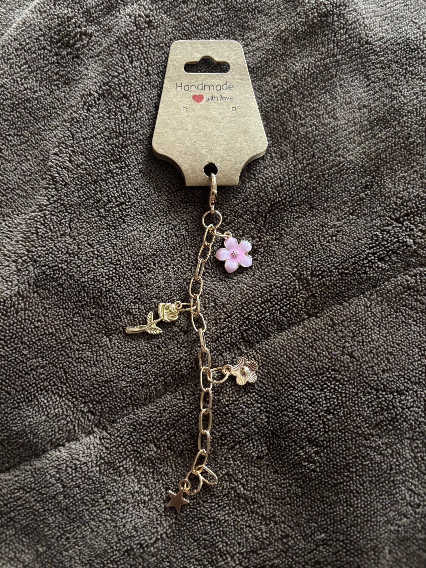 Porte clé fleurs