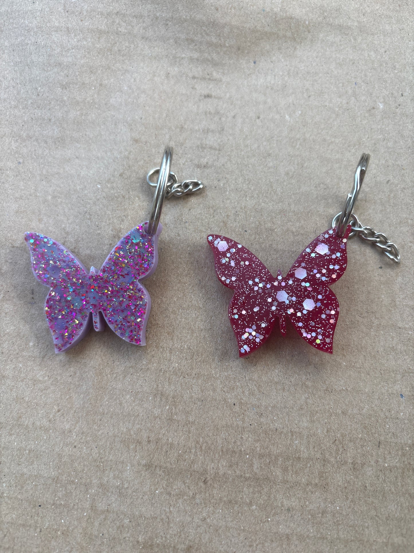 Papillons violet