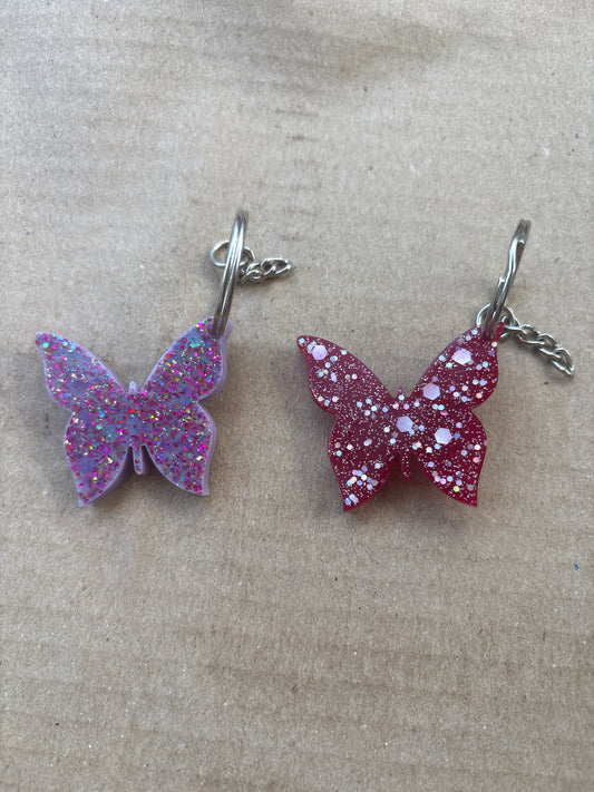 Papillons violet