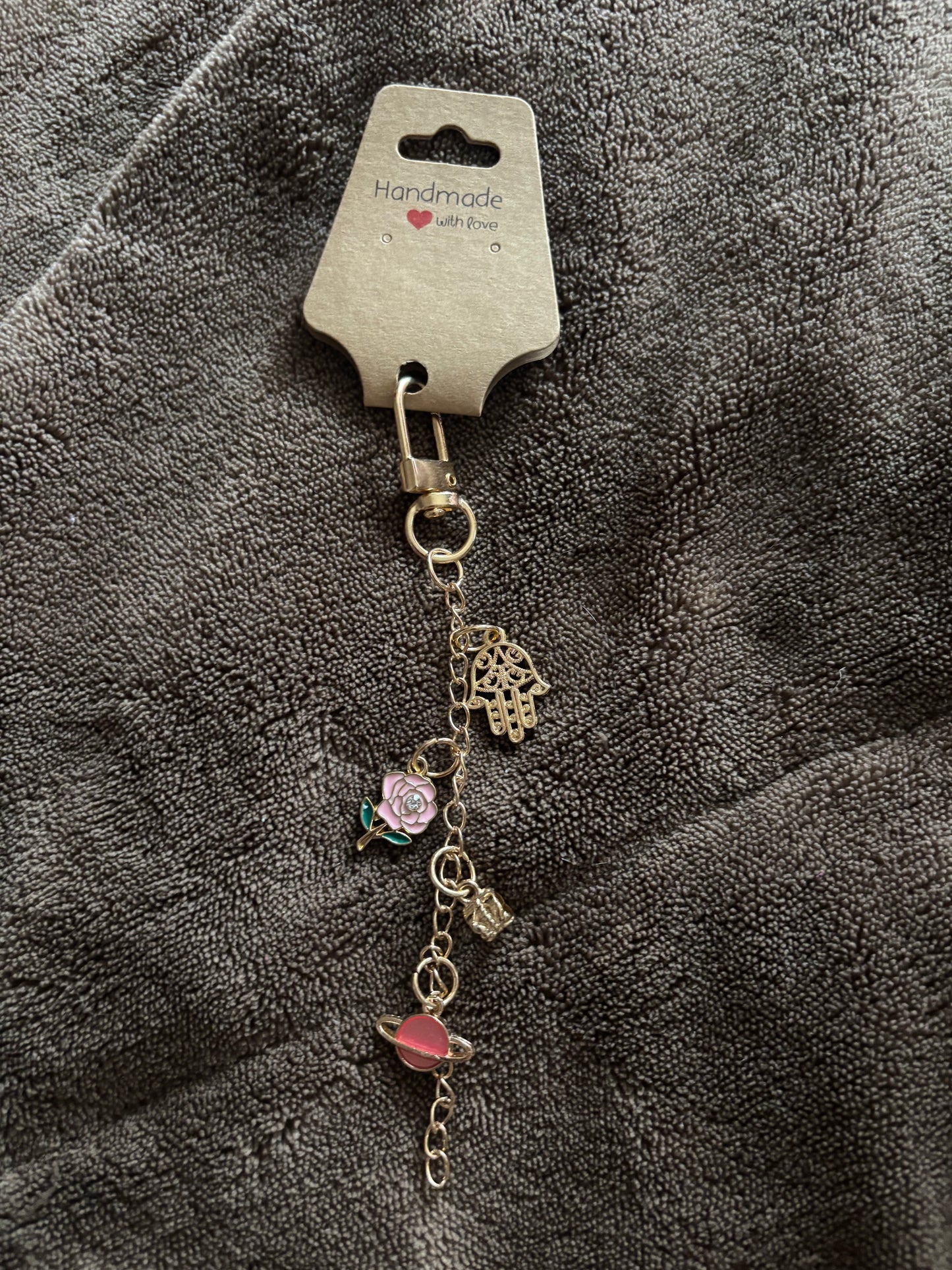 Porte clé rose